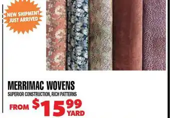 Len's Mill Stores MERRIMAC WOVENS offer