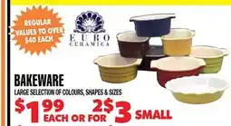 Len's Mill Stores EURO CERAMICA BAKEWARE offer