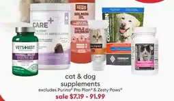 Petsmart Cat & Dog supplements offer