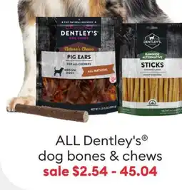 Petsmart ALL Dently's dog bones & chews offer