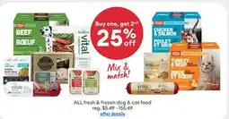 Petsmart ALL fresh & frozen dog & cat food offer