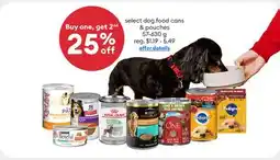Petsmart Select dog & cat cups, cans & pouches offer