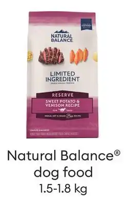 Petsmart Natural Balance Dog Food offer
