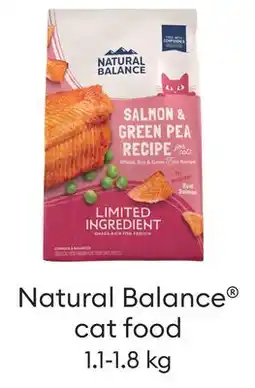 Petsmart Natural Balance Cat Food offer