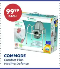 Wellwise by Shoppers COMMODE Comfort Plus MedPro Defense offer