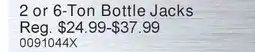 PartSource Torin Big Red Jacks 2 or 6-Ton Bottle Jacks offer