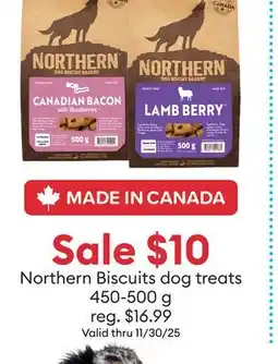Petsmart Northern Biscuits dog treats offer