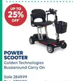 Wellwise by Shoppers POWER SCOOTER Golden Technologies offer