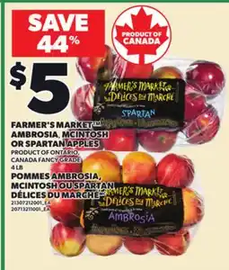 Independent City Market FARMER'S MARKET AMBROSIA, MCINTOSH OR SPARTAN APPLES, 4 LB offer