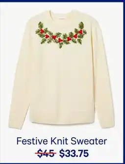 Joe Fresh Festive Knit Sweater offer
