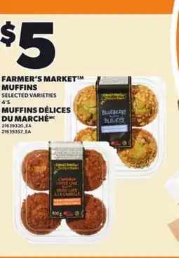 Independent City Market FARMER'S MARKET MUFFINS, 4'S offer