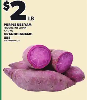 Independent City Market PURPLE UBE YAM offer