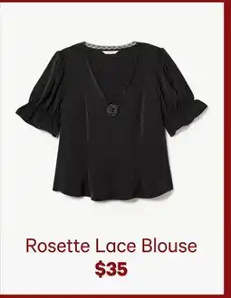 Joe Fresh Rosette Lace Blouse offer