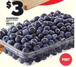 Independent City Market BLUEBERRIES, PINT offer