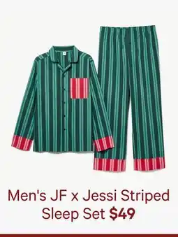 Joe Fresh Men's JF x Jessi Striped Sleep Set offer