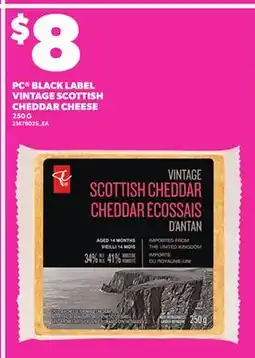 Independent City Market PC BLACK LABEL VINTAGE SCOTTISH VINTAGE SCOTTISH CHEDDAR CHEESE, 250 G offer