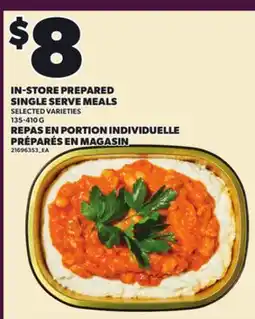 Independent City Market IN-STORE PREPARED SINGLE SERVE MEALS, 135-410 G offer