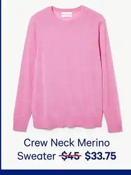 Joe Fresh Crew Neck Merino Sweater offer