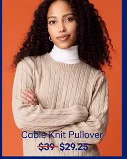 Joe Fresh Cable Knit Pullover offer
