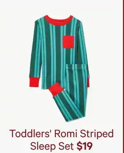 Joe Fresh Toddlers' Romi Striped Sleep Set offer