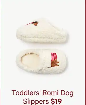 Joe Fresh Toddlers' Romi Dog Slippers offer