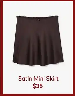 Joe Fresh Satin Mini Skirt offer