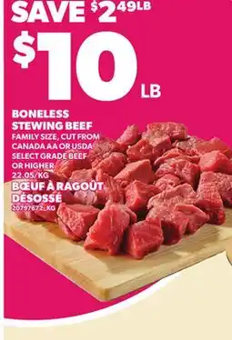 Independent City Market BONELESS STEWING BEEF offer