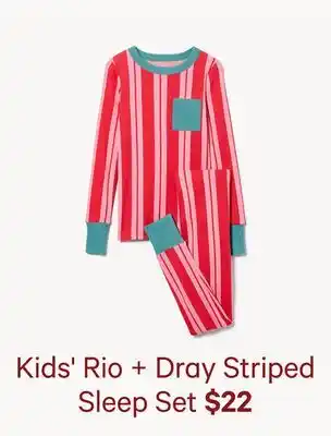 Joe Fresh Kids' Rio + Dray Striped Sleep Set offer