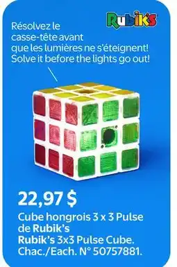 Walmart Rubik's 3x3 Pulse Cube offer