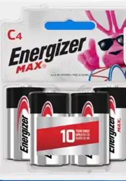 Walmart Energizer MAX C4 Batteries offer