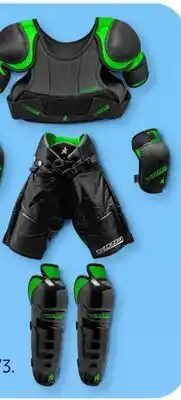 Walmart Vibe Hockey Kit. Each. Shoulder, shin and elbow pads and pants offer