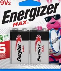 Walmart Energizer MAX 9V Batteries 2-Pack offer