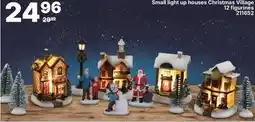 Rossy Small light up houses Christmas Village offer