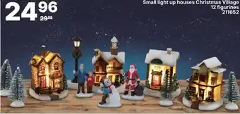 Rossy Small light up houses Christmas Village offer