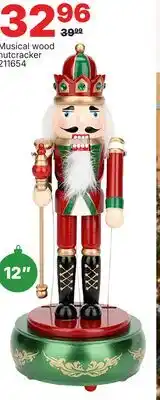 Rossy Musical wood nutcracker offer