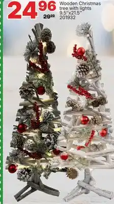 Rossy Wooden Christmas tree with lights offer