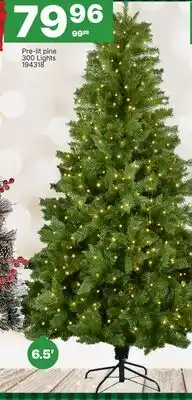 Rossy 6.5' Pre-lit pine 300 Lights offer