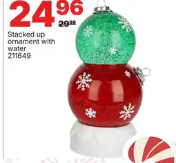 Rossy Stacked up ornament with water offer