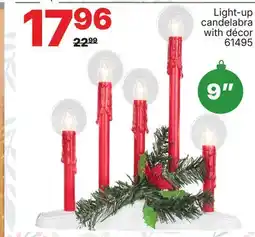 Rossy Light-up candelabra with décor offer