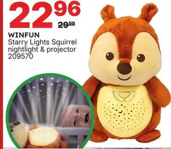 Rossy WINFUN Starry Lights Squirrel nightlight & projector offer