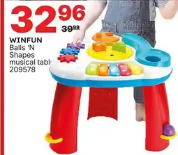 Rossy WINFUN Balls'N Shapes musical table offer