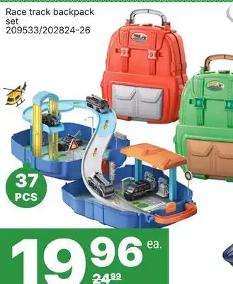 Rossy Race track backpack set offer