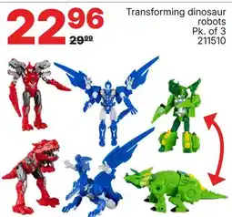 Rossy Transforming dinosaur robots offer