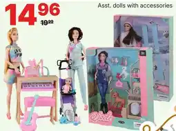 Rossy Asst. dolls with accessories offer