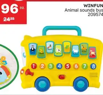 Rossy WINFUN Animal sounds bus offer