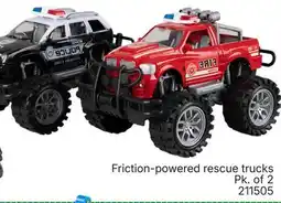 Rossy Friction-powered rescue trucks offer