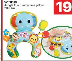 Rossy WINFUN Jungle Fun tummy time pillow offer