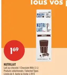 Pharmaprix NUTRILAIT Chocolate Milk offer