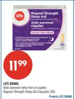 Pharmaprix LIFE BRAND Regular Strength Sleep Aid Capsules offer