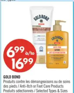 Pharmaprix GOLD BOND Anti-Itch or Foot Care Products offer